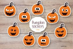 Halloween Sticker Pack, Pumpkin Stickers Product Image 1