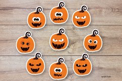 Halloween Sticker Pack, Pumpkin Stickers Product Image 2