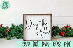Deck The Halls | A Holiday SVG Product Image 1
