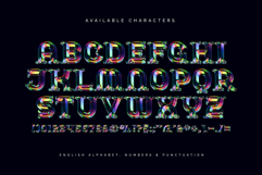 Spectral Halo - Color Bitmap Font Product Image 4