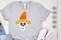 Sugar skull, Day of the dead, Dia de los muertos Product Image 1