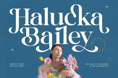 Halucka Bailey - Groovy Serif Display Font Product Image 1