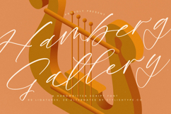 Hamberg Gallery - Handwritten Script Font Product Image 1