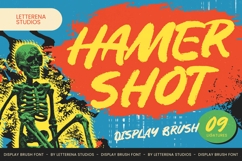 Hamer Shot - Display Brush Font Product Image 1