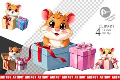 Hamster Clipart Gift Product Image 1