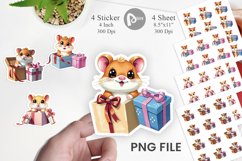 Hamster Sticker Gift Product Image 1