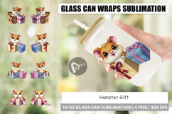 Glass Can Hamster Gift Product Image 1