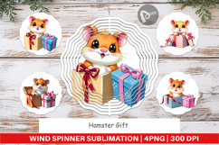 Wind Spinner Hamster Gift Product Image 1