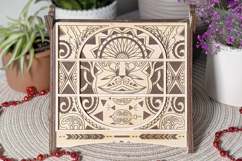 Hamster House - Laser Cut File, SVG plan of Native American Product Image 4