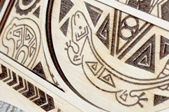 Hamster House - Laser Cut File, SVG plan of Native American Product Image 6