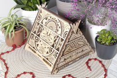 Hamster House - Laser Cut File, SVG plan of Native American Product Image 8