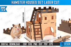 Hamster House Laser Cut | Small Pets Supplies | Home Pets Product Image 1