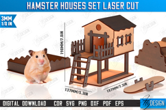 Hamster House Laser Cut | Small Pets Supplies | Home Pets Product Image 1