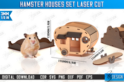 Hamster House Laser Cut | Small Pets Supplies | Home Pets Product Image 1
