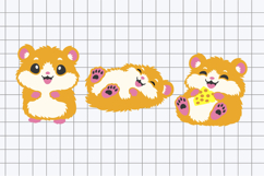 Kawaii Hamster 3D SVG Product Image 2