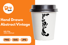 Hand Drawn Abstract Vintage Product Image 1