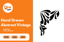 Hand Drawn Abstract Vintage Product Image 1