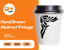 Hand Drawn Abstract Vintage Product Image 1