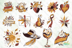 Hand-Drawn Autumn Thanksgiving SVG PNG Product Image 7