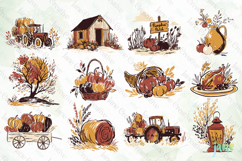 Hand-Drawn Autumn Thanksgiving SVG PNG Product Image 2