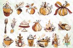 Hand-Drawn Autumn Thanksgiving SVG PNG Product Image 3