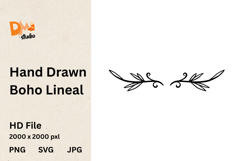 Hand Drawn Boho Lineal Product Image 1