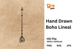 Hand Drawn Boho Lineal Product Image 1