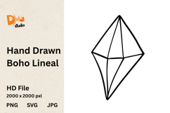 Hand Drawn Boho Lineal Product Image 1