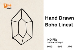 Hand Drawn Boho Lineal Product Image 1