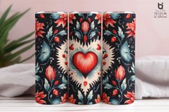 Hand-Drawn Pattern Boho Love Sublimation Tumbler Design Product Image 2