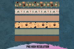 Hand Drawn Camping Seamless Strips Product Image 1