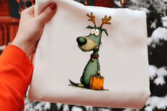 Hand Drawn Christmas Animals Clipart Product Image 2