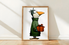 Hand Drawn Christmas Animals Clipart Product Image 3