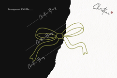 Hand Drawn Bows Clipart | Christmas PNG Product Image 2
