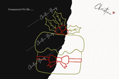 Hand Drawn Cake Clipart | Christmas PNG Product Image 2