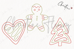 Hand Drawn Cookies Clipart | Christmas PNG Product Image 3