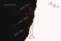 Hand Drawn Glasses Clipart | Christmas PNG Product Image 2