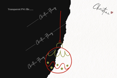 Hand Drawn Ornaments Clipart | Christmas PNG Product Image 2