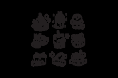 Hand drawn christmas outline icon collection concept Product Image 2