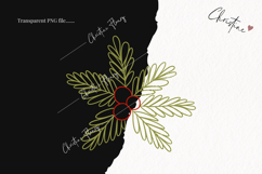 Hand Drawn Plant Clipart | Christmas PNG Product Image 2