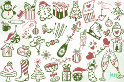 Hand Drawn Christmas SVG Bundle Product Image 6