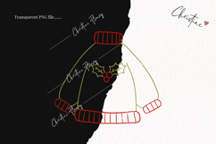Hand Drawn Sweater Clipart | Christmas PNG Product Image 2
