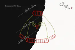 Hand Drawn Sweater Clipart | Christmas PNG Product Image 2