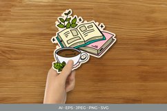 Hand Drawn Coffee and Stationary Sticker Product Image 1