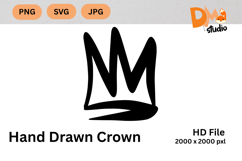 Hand Drawn Crown Product Image 1