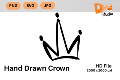 Hand Drawn Crown Product Image 1