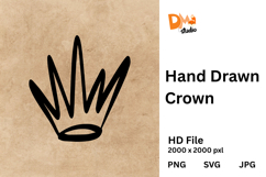 Hand Drawn Crown Product Image 1