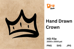 Hand Drawn Crown Product Image 1