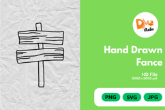 Hand Drawn Fence Product Image 1