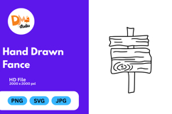 Hand Drawn Fence Product Image 1
